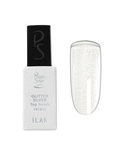 Top Coat Glitter Silver Peggy Sage 11ml