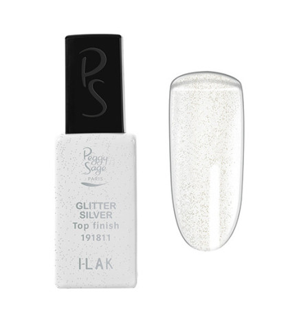 Top Coat Glitter Silver Peggy Sage 11ml