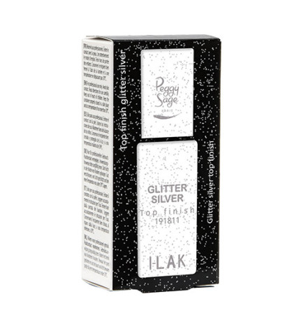 Top Coat Glitter Silver Peggy Sage 11ml