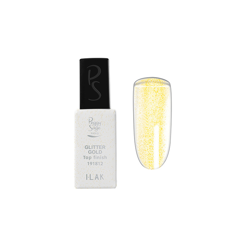 Top Coat Glitter Gold Peggy Sage 11ml
