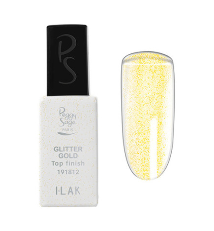Top Coat Glitter Gold Peggy Sage 11ml