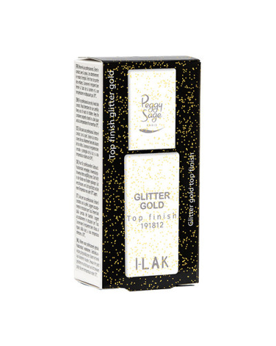 Top Coat Glitter Gold Peggy Sage 11ml