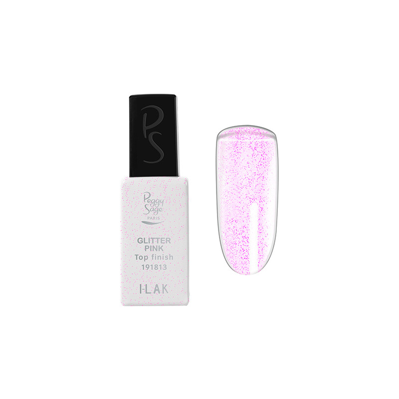 Top Coat Glitter Rose Peggy Sage 11ml Top Coat Glitter Rose Peggy Sage 11ml