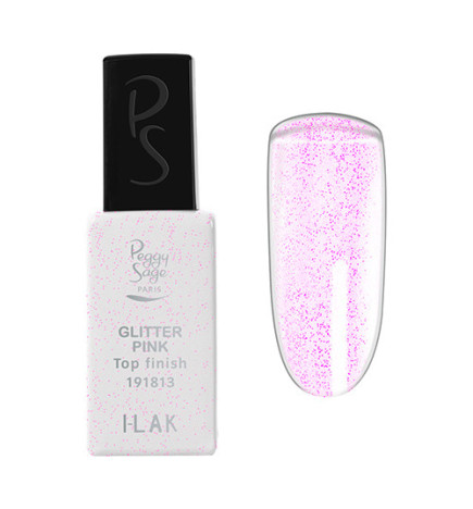 Top Coat Glitter Rose Peggy Sage 11ml