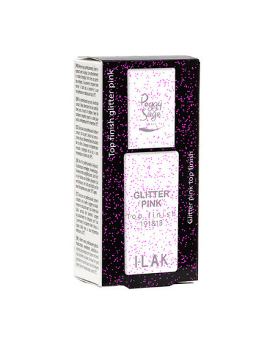 Top Coat Glitter Rose Peggy Sage 11ml