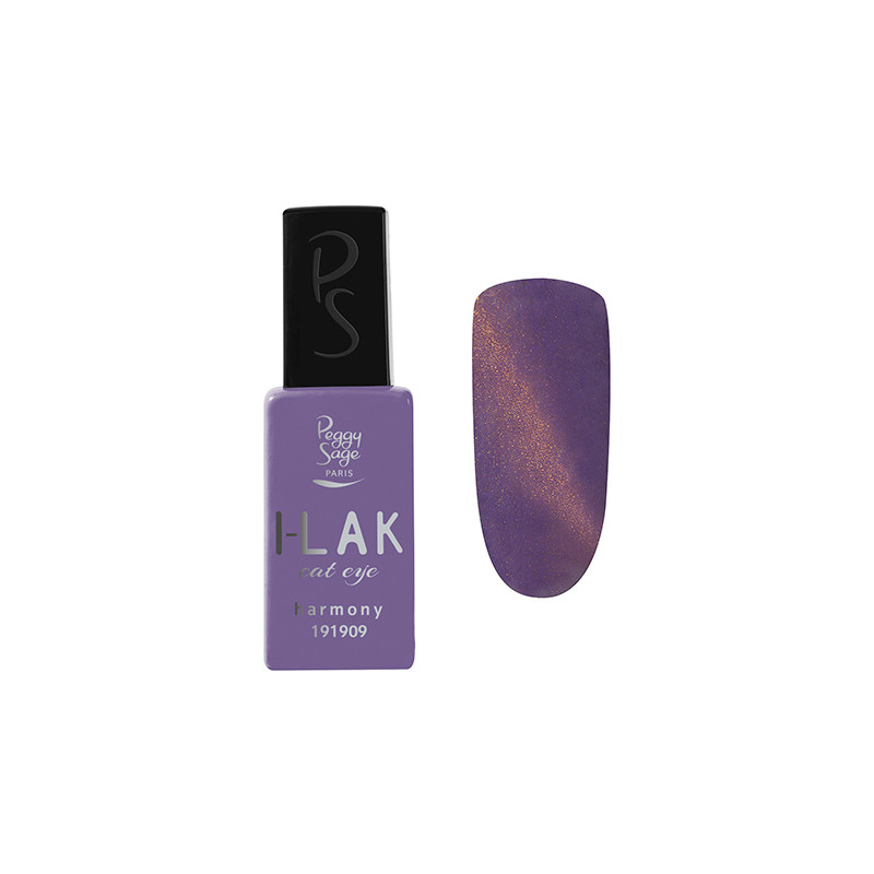 ILak Soak Off Gel Polish Cat Eyes Harmony Peggy Sage 11ml