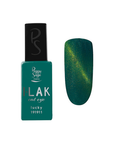 ILak Soak Off Gel Polish Cat Eyes Lucky Peggy Sage 11ml
