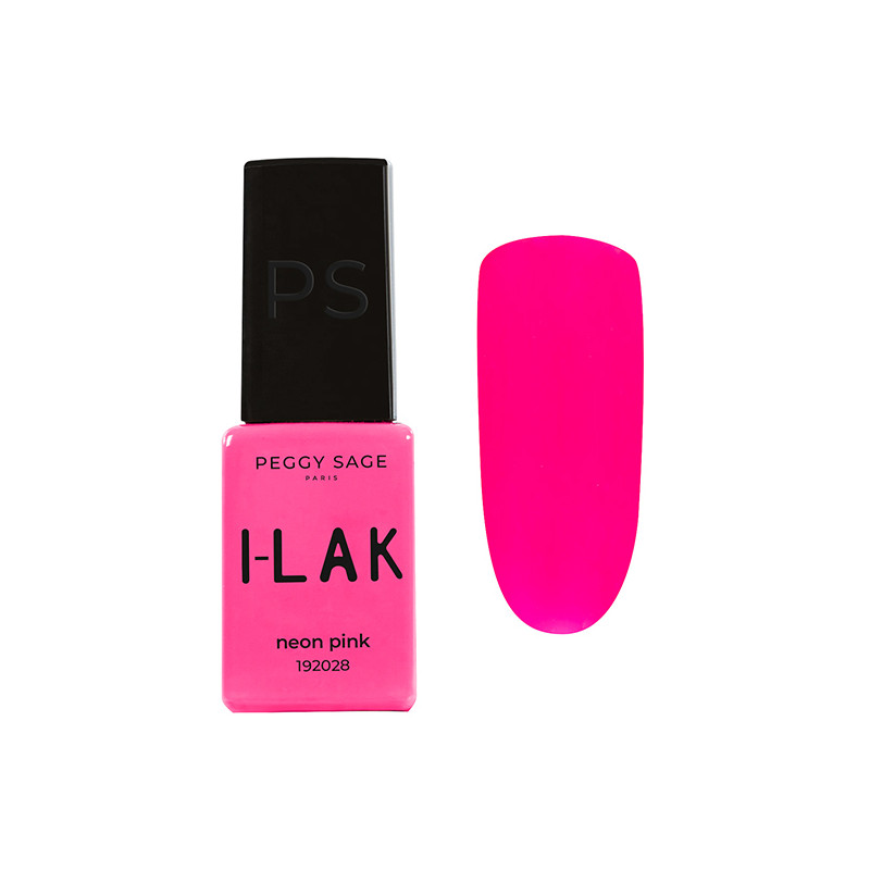 Vernis semi-permanent I-LAK 2028 Neon Pink Peggy Sage 5ml