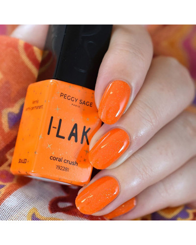 Vernis semi-permanent I-LAK 2281  Coral  Crush Peggy Sage 5ml