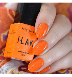 Vernis semi-permanent I-LAK 2281  Coral  Crush Peggy Sage 5ml