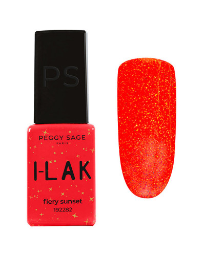 Vernis semi-permanent I-LAK 2282  Fiery Sunset Peggy Sage 5ml