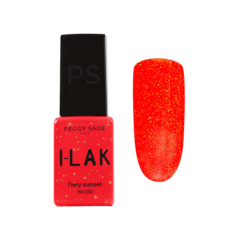 Vernis semi-permanent I-LAK 2282  Fiery Sunset Peggy Sage 5ml