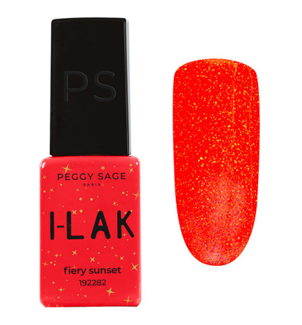 Vernis semi-permanent I-LAK 2282  Fiery Sunset Peggy Sage 5ml