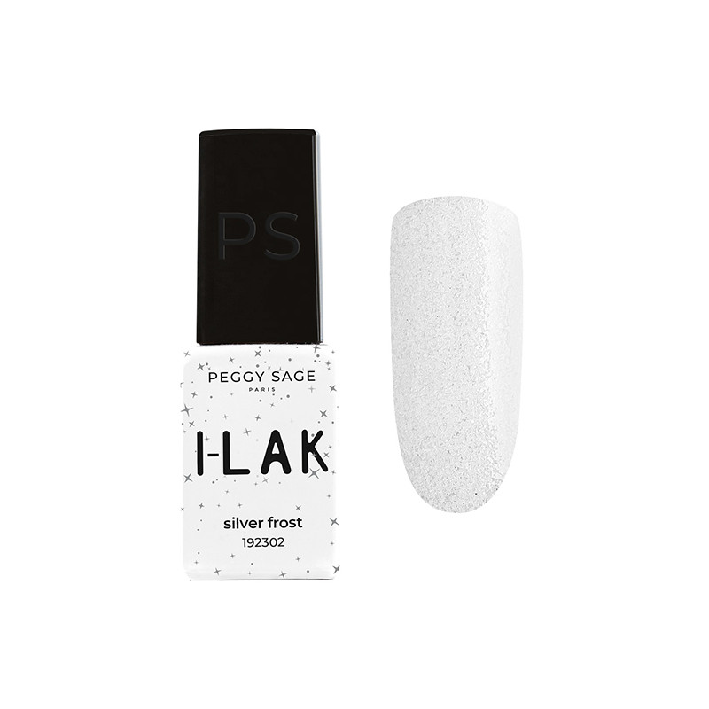 Vernis semi-permanent I-LAK 2302 Silver Frost Peggy Sage 5ml