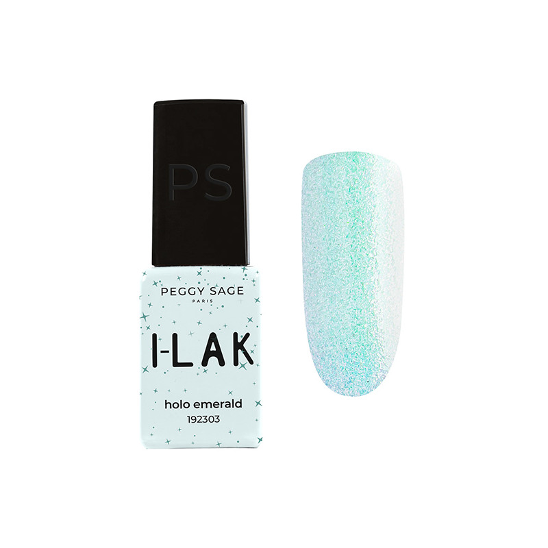 Vernis semi-permanent I-LAK 2303 Holo Emerald Peggy Sage 5ml Vernis semi-permanent I-LAK 2303 Holo Emerald Peggy Sage 5ml