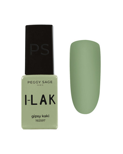 Vernis semi-permanent I-LAK 2597 Gipsy Kaki Peggy Sage 5ml