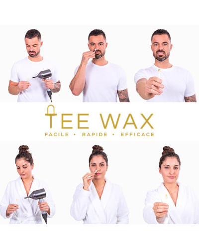 Pot de Sticks de cire d'épilation Nez et Oreilles Tee Wax x100