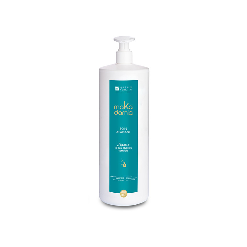 Soin Après  Shampooing Cuir Chevelu Sensible Makadamia Urban Keratin 1000ml