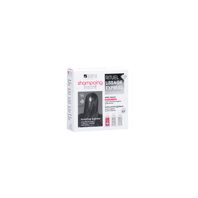 Shampooing Lissant Rituel Lissage Express Urban Keratin 3x50ml