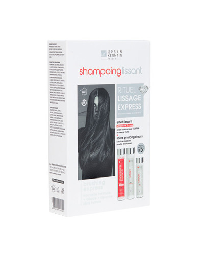 Shampooing Lissant Rituel Lissage Express Urban Keratin 3x250ml
