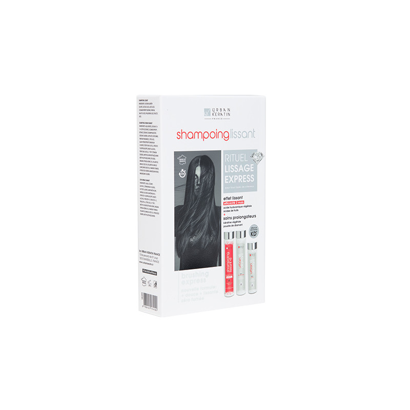 Shampooing Lissant Rituel Lissage Express Urban Keratin 3x250ml