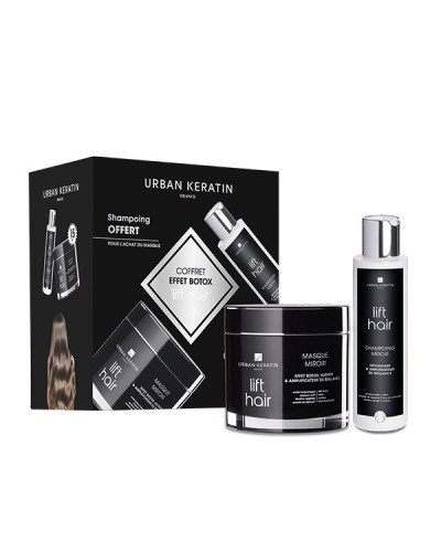Coffret Masque 200g + Shampoing 150ml  Miroir Effet Botox Lift Hair Uban Keratin