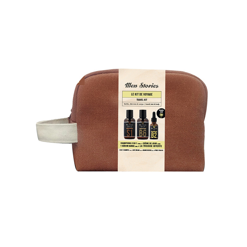 Trousse de Voyage 3 Produits Men Stories Trousse de Voyage 3 Produits Men Stories