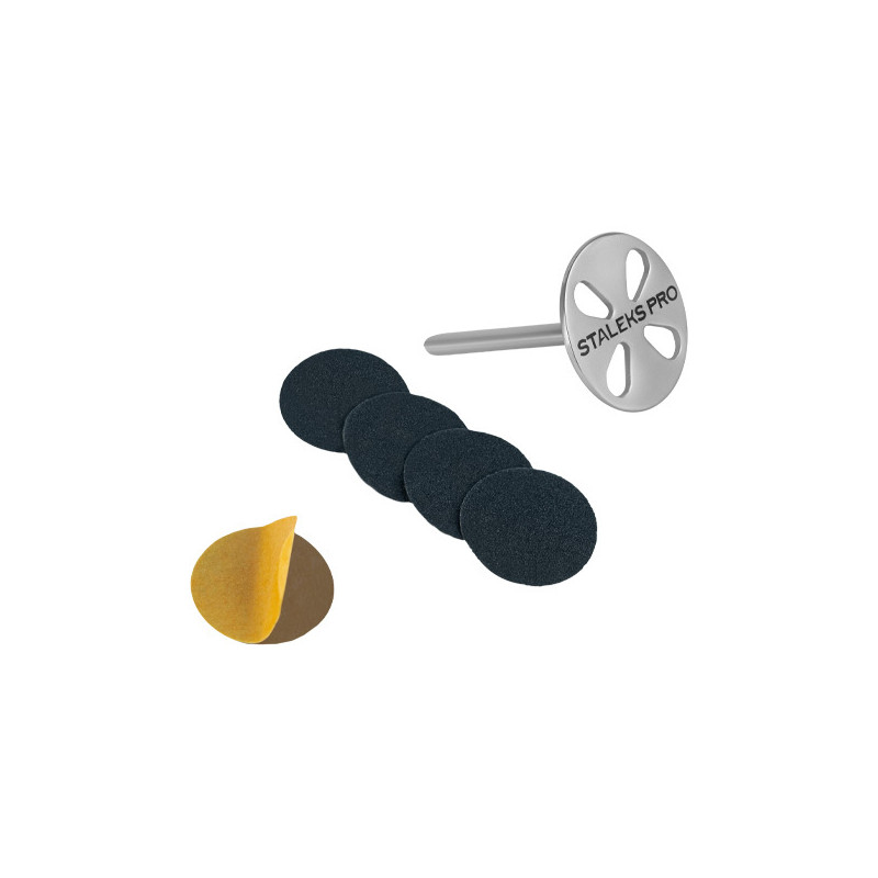 Set Embout Pododisc et 5 limes grain 180 Taille L Staleks