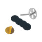 Set Embout Pododisc et 5 limes grain 180 Taille L Staleks