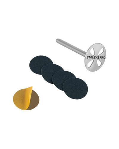 Set Embout Pododisc et 5 limes grain 180 Taille M Staleks