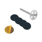 Set Embout Pododisc et 5 limes grain 180 Taille M Staleks