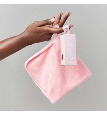 Gant Nettoyant Pour Masque de Soins Rose Glov