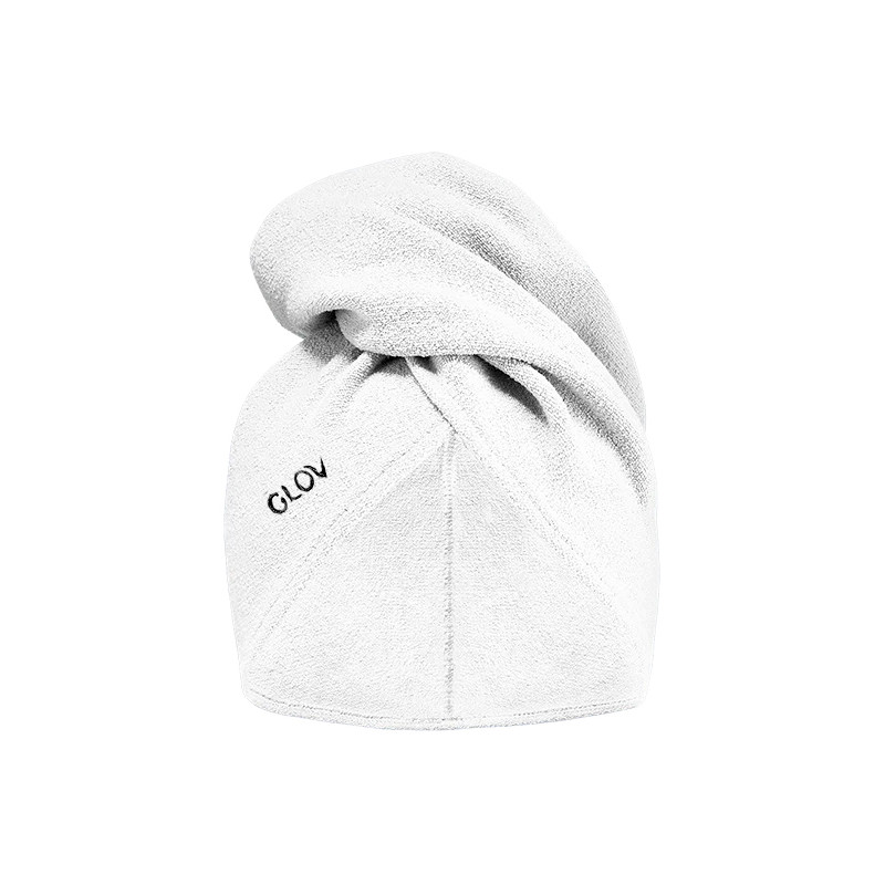Turban pour Cheveux Ultra-Absorbant Premium Blanc GLOV Turban pour Cheveux Ultra-Absorbant Premium Blanc GLOV