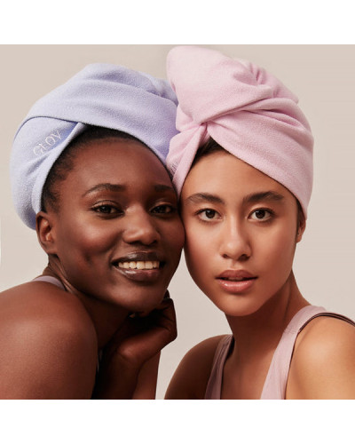 Turban pour Cheveux Ultra-Absorbant Premium Blanc GLOV