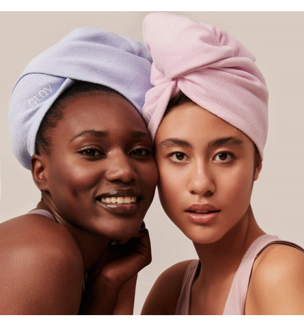 Turban pour Cheveux Ultra-Absorbant Premium Blanc GLOV