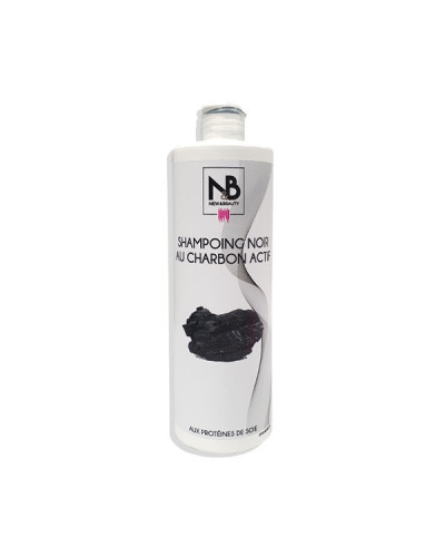 Shampoing Noir au Charbon Actif New & Beauty 500ml