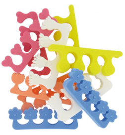 25 Paires d' Écarte-Orteils Couleurs Assorties