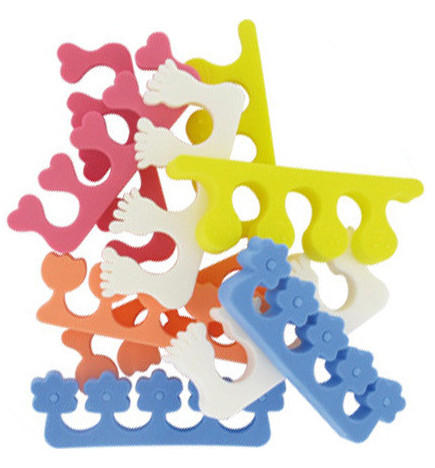 25 Paires d' Écarte-Orteils Couleurs Assorties