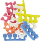 25 Paires d' Écarte-Orteils Couleurs Assorties