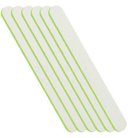 6 Limes Droites Blanches 100/180New & Beauty