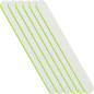 6 Limes Droites Blanches 100/180New & Beauty