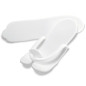 Paire de Sandales Jetables Blanches Paire de Sandales Jetables Blanches