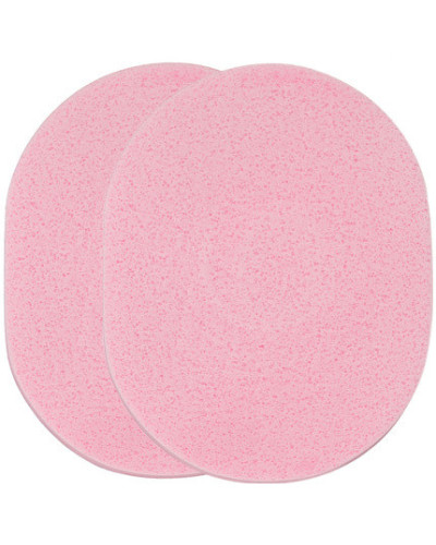 2 Éponges à Démaquiller Ovales Rose
