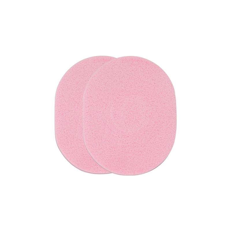 2 Éponges à Démaquiller Ovales Rose