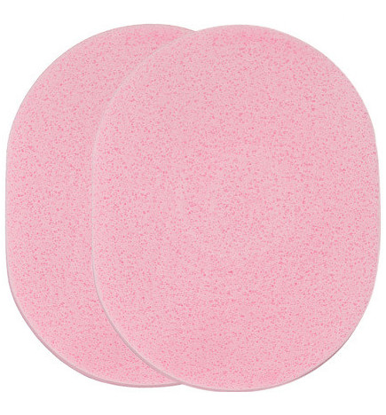 2 Éponges à Démaquiller Ovales Rose