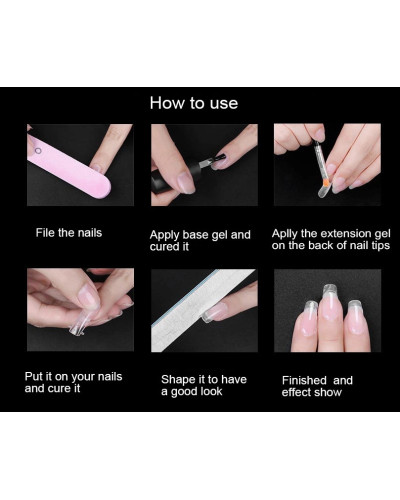 Capsules Nail art Pop-it Ballerine New & Beauty x120pcs