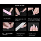 Capsules Nail art Pop-it Demi Carré New & Beauty x120pcs Capsules Nail art Pop-it Demi Carré New & Beauty x120pcs