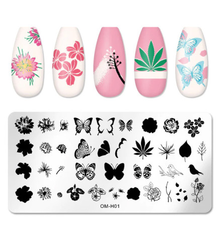 NB DECOR STAMPING NATURE 01-