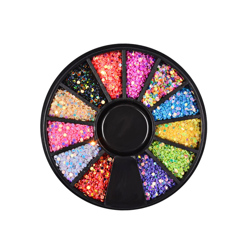 Carrousel Strass Multicolores Décor Ongles Carrousel Strass Multicolores Décor Ongles