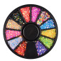 Carrousel Strass Multicolores Décor Ongles Carrousel Strass Multicolores Décor Ongles